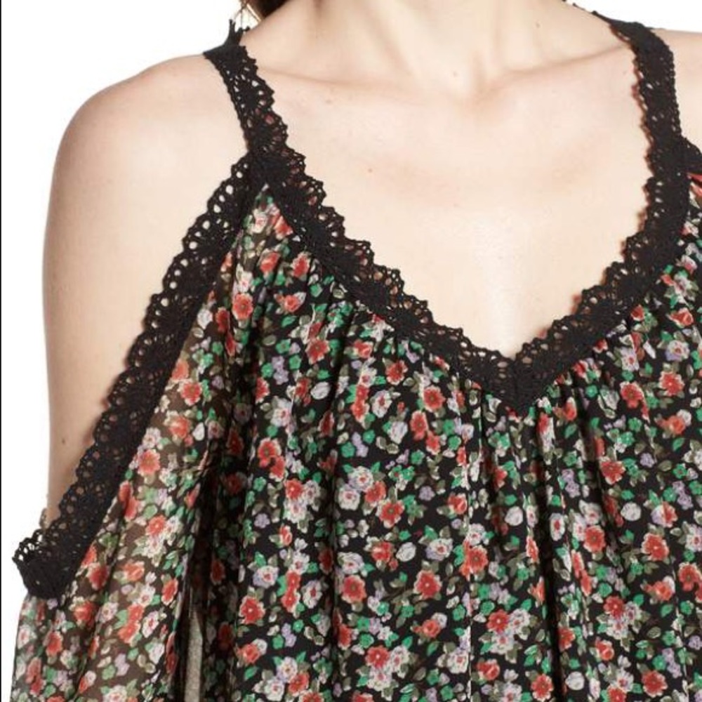 NWT Rebecca minkoff cropped shoulders top - Picture 6 of 7